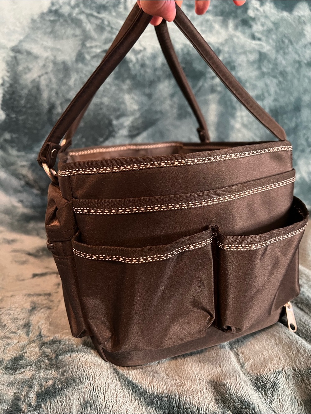 Everyday Organizer Tote Bag in Black